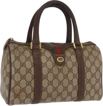 Gucci Pre-owned Handbags, female, Beige, Size: ONE SIZE Pre-owned Plastic Handbag