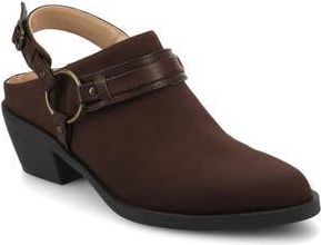 Journee Collection Urbana Mule in Chocolate at Nordstrom Rack, Size 6.5