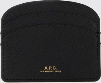 A.P.C. Portacarte in pelle di vitello A. P.C