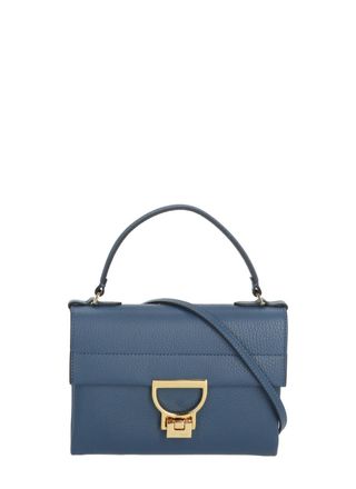 Coccinelle Structured Pebbled Leather Arlettis Bag