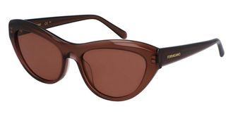 Ferragamo SF 1103S 232 Womens Sunglasses Brown Size 55