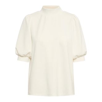 MY ESSENTIAL WARDROBE Puff Blouse Snow White Feminine Style - female - My Essential Wardrobe - Blouses - Beige - 2XL - Blouses & Shirts