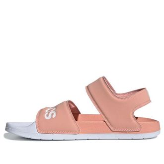 adidas (WMNS) adidas Adilette Pink White Sandals Pink Blue EE4109
