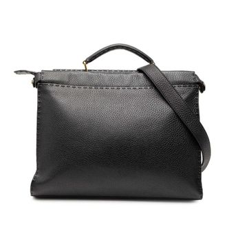 Fendi Pre-owned Fendi Large Leather Selleria Monster Peekaboo Iconic Fit Bag Unisex 7VA406 A0KS 189 1042