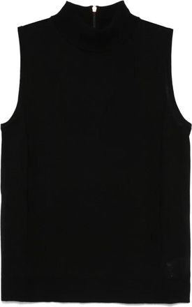 Michael Michael Kors Top smanicato a collo alto - Nero