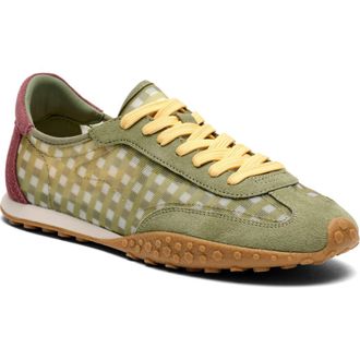 Hoff Bridge Vichy Sneaker in Sage at Nordstrom, Size 6.5Us