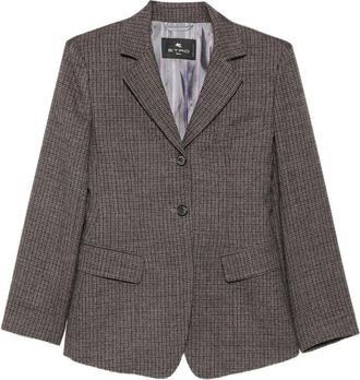 Etro Patterned Single-breasted Jacket