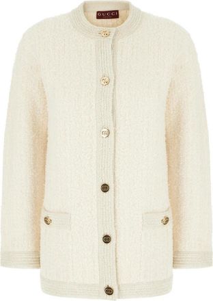 Gucci Cardigans - Dames - Vesten - Wit - M - Truien & Vesten