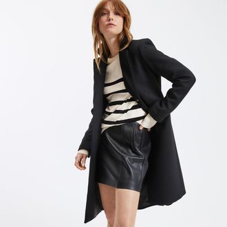 La Redoute Collections Jas in mixed wollen stof