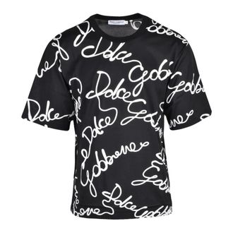 Dolce & Gabbana Heren, Tops, Zwart, Maat: S Katoen