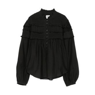 Isabel Marant Doane Top - Blouses & Shirts - Mujer - Negro - S