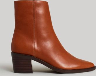 Madewell Womens Darcy Ankle Boot In Warm Cinnamon