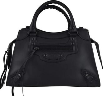 Balenciaga Pre-owned Large Neo City Bag - Dames - Vintage Handtas - Zwart - ONE Size - Leer - Vintage