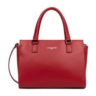 Lancaster Sac &agrave; main Zipp&eacute;e M Smooth - female - Lancaster - Shopping Bags - Red - ONE SIZE - Bags