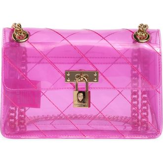 Kurt Geiger Mini Brixton Clear Crossbody Bag in Bright Pink at Nordstrom Rack