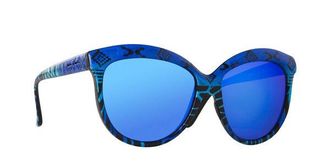 Italia Independent II 0092INX 022.000 Womens Sunglasses Blue Size 58