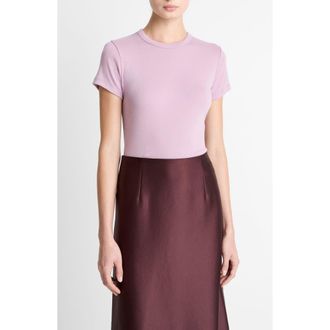 Vince Shrunken 90s T-Shirt in Amethyst at Nordstrom, Size Xx-Small