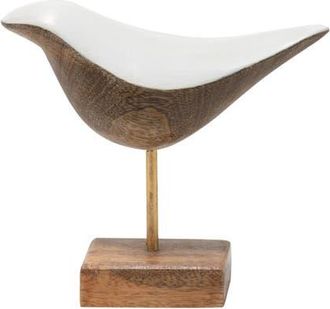 Foreside Home And Garden Multicolored Handcarved Wood Bird Figurine in Brown at Nordstrom