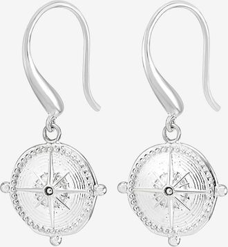 Dower & Hall True North Story Drop Earrings in Sterling Silver at Nordstrom