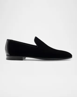 Magnanni Men & apos;s Jareth Velvet Venetian Loafers