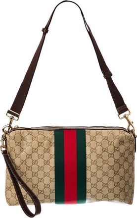 Gucci Medium Gg Coated Canvas Crossbody