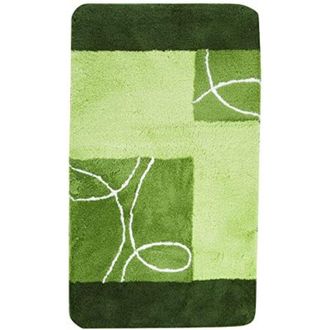 Meusch Kleine Wolke Tappeto Da Bagno Curly Verde 70 x 120 cm