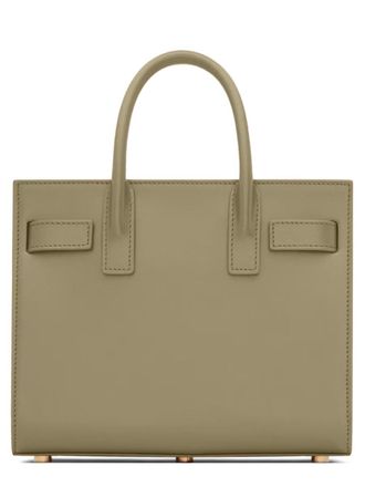 Saint Laurent Womens Sac De Jour Nano Bag Green Calfskin Handbags Hand