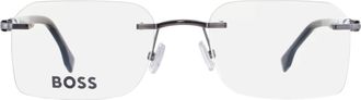 HUGO BOSS Demo Rectangular Mens Eyeglasses BOSS 1551/A 085K 54