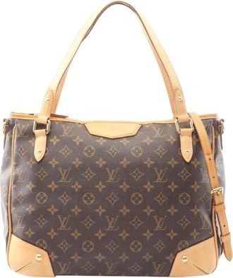 Louis Vuitton Pre-owned Monogram Canvas Tote Bag - Dames - Vintage Shopper - Bruin - ONE Size - Vintage