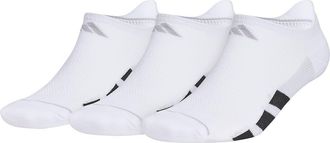 adidas Superlite All Day 3-Pack AEROREADY No Show Socks in White/Black/Clear Grey at Nordstrom Rack, Size Large