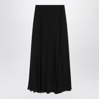 Chlo&eacute; Black Seiden Musselin Maxi -Rock