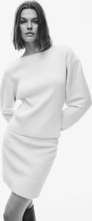 H&M Rib-knit Top in Light Beige at Nordstrom, Size Xx-Large