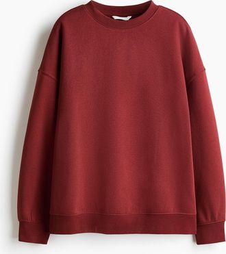 H&M Oversized Sweatshirt - Red