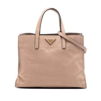 Prada Pre-owned Prada Saffiano Soft Triple Pocket Satchel Ladies RYT1RTW0RPVEKZCA