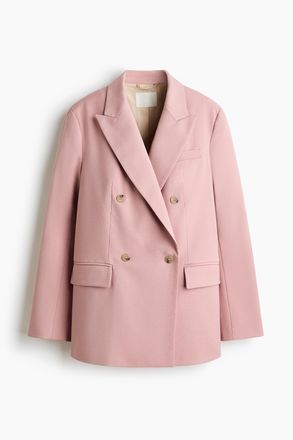 H&M Zweireihiger Blazer - Hellrosa