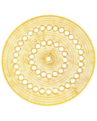 Tiramisu Celestial Rings Metal Placemat