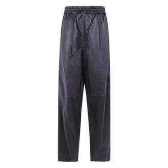 Joseph Nat Soft Nappa Broek - Dames - Broeken - Bruin - Maat: S Leer