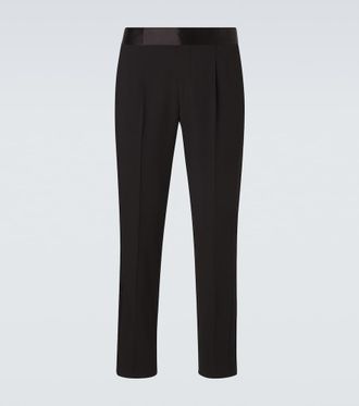 Giorgio Armani Pantaloni da smoking in lana vergine