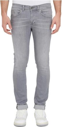 Dondup Slim-fit Jeans - Heren - Slim Fit Jeans - Grijs - W30 - Katoen - Jeans