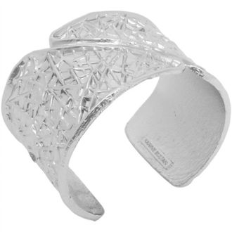 Karine Sultan Womens Modern Geo Cuff Bracelet In Silver