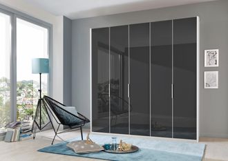 Wimex Kleiderschrank »Level by fresh to go« Türen vollflächig mit farbigem Glas