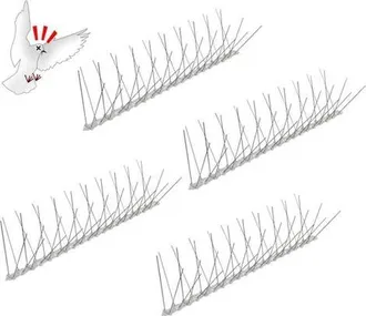 OEM Pinchos Antipalomas De Acero Inoxidable, Pinchos Disuasorios Para Aves, Defensa Contra Palomas, Repelente De Aves, Pinchos Antipalomas, Pinchos Anticu