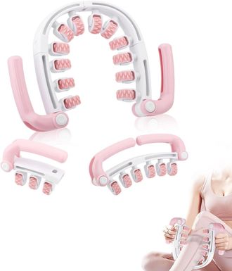 OEM Masajeador Anticelulitis Enrollable Con Manos Libres - 360&deg; Dekking - Masajeador De Celulitis Para Tal&oacute;n, Piernas, Alfombras Y Brazos - Uitbreidbaar