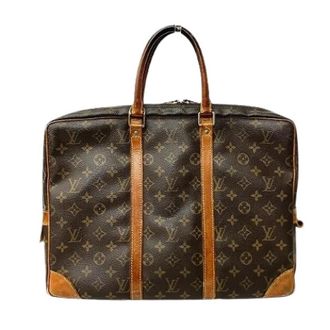 Louis Vuitton Pre-owned Handbags, male, Brown, Size: ONE SIZE Pre-owned Porte-Documents Voyage Monogram Briefcase