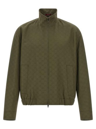 Gucci Gg Fabric Bomber Jacket