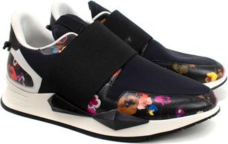Givenchy Black Floral Runner Sneakers Size 36