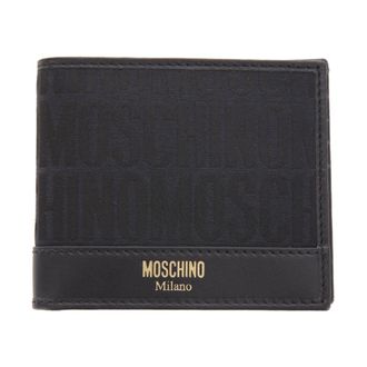 Moschino Wallets & Cardholders, male, Black, Size: ONE SIZE Logo Mini Wallet