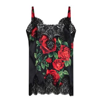 Dolce & Gabbana Dames, Tops, Veelkleurig, Maat: XL Zijde