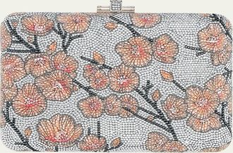 Judith Leiber Spring Cherry Crystal Slim Clutch Bag