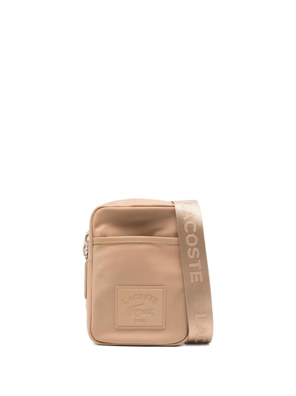 LACOSTE◆ Lenglen Crossbag Brick【 残りわずか】 Men's The Blend Slimline Satchel - Bags - New In 2025 | Lacoste